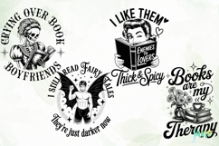 Book Lover SVG PNG Bundle Product Image 6