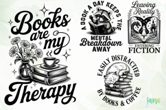 Book Lover SVG PNG Product Image 1