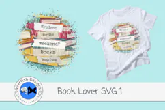 Book Lover PNG SVG 1 Product Image 1