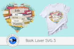 Book Lover PNG SVG 3 Product Image 1