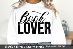 Book Lover - Reading SVG Design Product Image 1