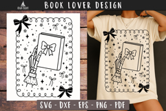 Book Lover SVG Bundle Coquette designs Product Image 9