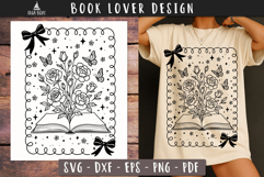 Book Lover SVG Bundle Coquette designs Product Image 13