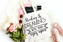 Reading is Dreaming  SVG I Book Lovers SVG I Reading SVG I Books SVG
