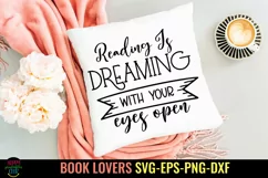 Reading is Dreaming  SVG I Book Lovers SVG I Reading SVG I Books SVG