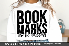 Reading SVG Design - Book Marks Are for Quitters Product Image 2