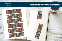 Retro library magnetic Bookmark Pack