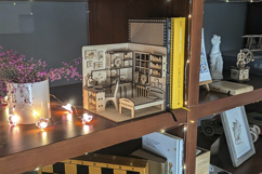 Dollhouse Bedroom Book Nook - Laser Cut File SVG Diorama Product Image 13