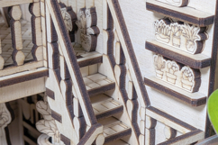 Greenhouse Book Nook Laser Cut File, DIY Diorama Plywood Product Image 7