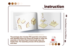 Greenhouse Book Nook Laser Cut File, DIY Diorama Plywood Product Image 8