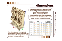 Book Nook House - Laser Project, SVG Files for Cutting CNC Product Image 10