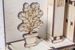 Book Nook Kitchen Laser Cut File, DIY Diorama SVG Project Product Image 6