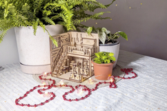 Music Store Book Nook Laser Cut File, SVG Template for DIY Product Image 11