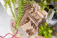 Music Store Book Nook Laser Cut File, SVG Template for DIY Product Image 13