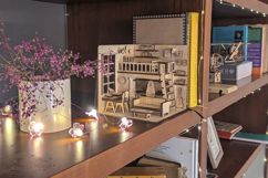 Dollhouse Room Book Nook Laser Cut File, DIY Diorama Project Product Image 10