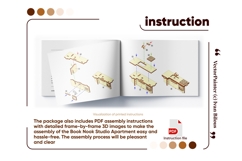 Dollhouse Room Book Nook Laser Cut File, DIY Diorama Project Product Image 21