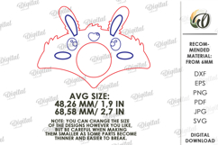 Book Page Holder Laser Cut. Book Buddy. Bunny SVG Product Image 2