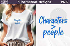 Characters People PNG | Bookish Humor Sublimation Product Image 1