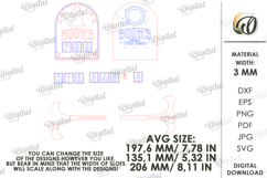 Book Read Trackers Bundle Laser Cut. Reading Tracker SVG Product Image 4