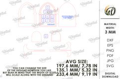 Book Read Tracker Laser Cut. Reading Tracker SVG Product Image 2