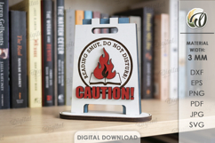 3D Book Shelf Decors Bundle Laser Cut. Book genre sign SVG Product Image 14