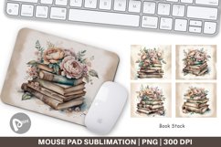 Mouse Pad Book Stack Product Image 1