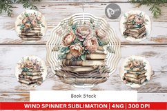 Wind Spinner Book Stack Product Image 1