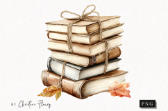 Cozy Fall Books PNG Product Image 1