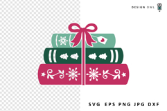 christmas books cut file for cricut