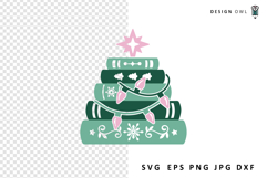 Christmas books cut file for cricut