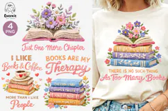 Flora Book Yarn Crochet Faux Knitted Book Lover Cozy Reading Product Image 1