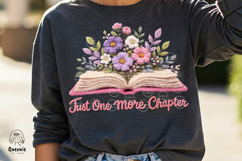 Flora Book Yarn Crochet Faux Knitted Book Lover Cozy Reading Product Image 5