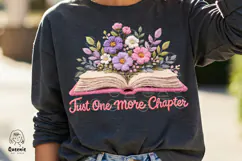 Flora Book Yarn Crochet Faux Knitted Book Lover Cozy Reading Product Image 5