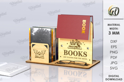 Book Stand Laser Cut . Book Holder SVG Product Image 1