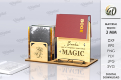 Book Stands Laser Cut Bundle. Book Holder SVG Product Image 7