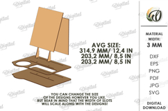Book Stand Laser Cut. Book Holder SVG Product Image 2