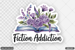 Watercolor Book Sticker with Flowers Bundle Product Image 3