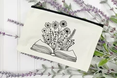 Book Svg, Floral Book Svg, Book Lover Svg, Reading Svg. Product Image 6
