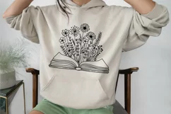Book Svg, Floral Book Svg, Book Lover Svg, Reading Svg. Product Image 4