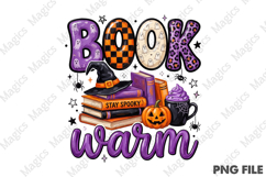 Book Worm Spooky Halloween PNG Product Image 1