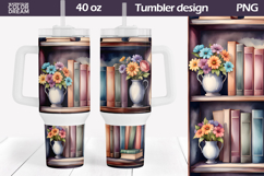 Book Tumbler 40 Oz | Book Lover Tumbler 40 Oz Product Image 1