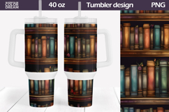 Book Tumbler 40 Oz | Book Lover Tumbler 40 Oz Product Image 1