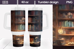 Book Tumbler 40 Oz | Book Lover Tumbler 40 Oz Product Image 1