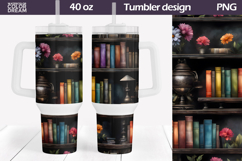 Book Tumbler 40 Oz | Book Lover Tumbler 40 Oz Product Image 1