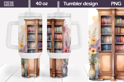 Book Tumbler 40 Oz | Book Lover Tumbler 40 Oz Product Image 1
