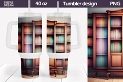 Book Tumbler 40 Oz | Book Lover Tumbler 40 Oz Product Image 1