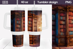 Book Tumbler 40 Oz | Book Lover Tumbler 40 Oz Product Image 1