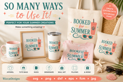 Booked for Summer SVG File, Summer Book Lover svg Product Image 3