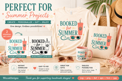 Booked for Summer SVG File, Summer Book Lover svg Product Image 2
