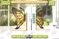 Butterfly Bookend Laser Cut | Book Stopper | Suncatcher |CNC Product Image 1